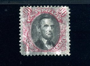 USAstamps Used VF-XF US 1869 Pictorial Scott 122 Sound +Cert SCV $2000+