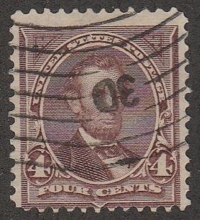 1898 USA Scott Number 279, 280, 280a, 280b, 281, 282, 282C, 283, and 284 Used