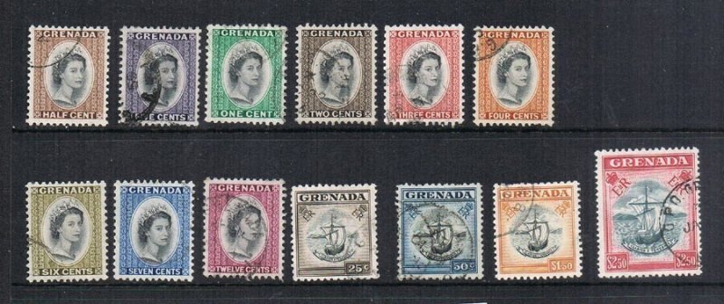 Grenada 1952 Sc 171-183 set FU