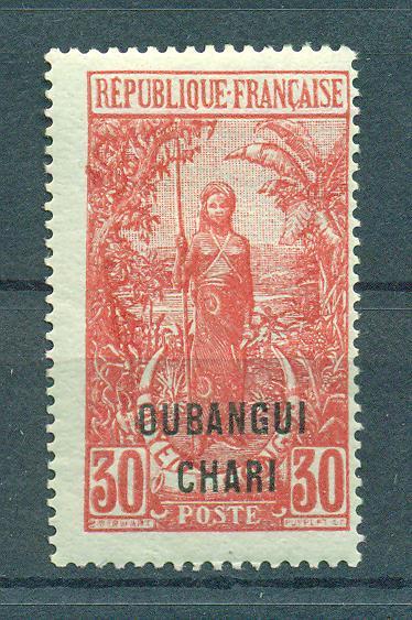 Ubangi-Shari sc# 31 mh cat value $2.75