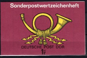 German DDR Scott # 2730 (10), mint nh, cpl booklet, Mi # SMHD 41