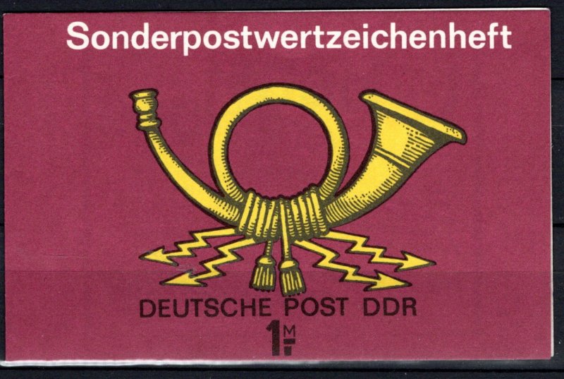 German DDR Scott # 2730 (10), mint nh, cpl booklet, Mi # SMHD 41