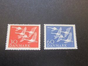 Denmark 1956 Sc 361-2 set MNH