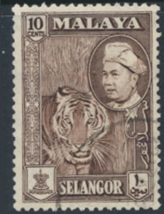 Selangor  Malaya  SC#  107  Used   see details & scans