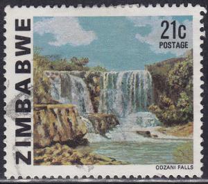 Zimbabwe 424 USED 1980 Odzani Water Falls