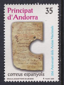 Andorra Spanish 268 MNH VF