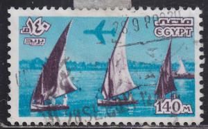 Egypt C173 Boats Sailing on the Nile 1978