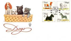 Venda - 1994 Dogs FDC SG 264-267