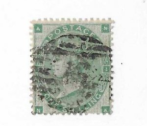 Great Britain Sc #42  1sh  Plate #1 used VF