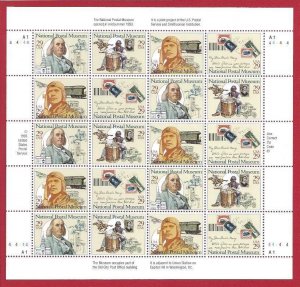 1993 United States, Postal Museum No. 2505/2508 SHEET MNH / **