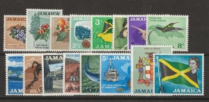 Jamaica Sc #217-232  set of 16 OG VF