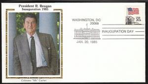Regan 2nd Term Inauguration (Colorano) U/A cover  (B)