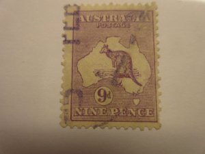 AUSTRALIA Scott 50a, DIE II USED Cat $11