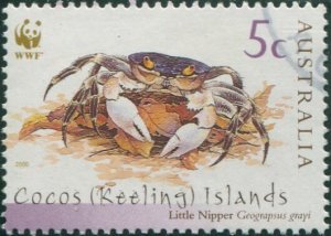 Cocos Islands 2000 SG389 5c Little Nipper Crab FU