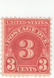 Scott # J82 - 3c Dull Carmine - MNH