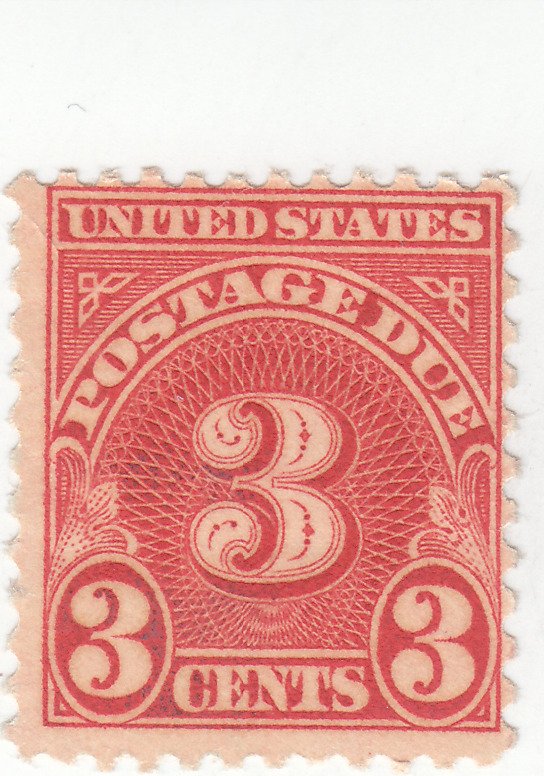 Scott # J82 - 3c Dull Carmine - MNH