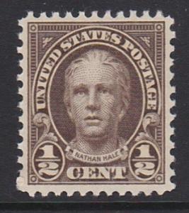 US 653 Nathan Hale MNH