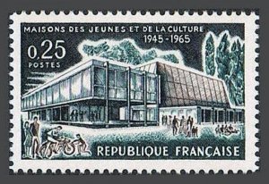 France 1119 block/4, MNH. Michel 1507. House of Youth and Culture, Troyes, 1965.