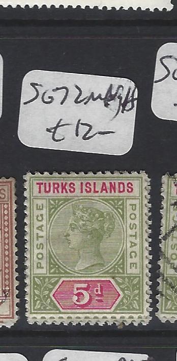 TURKS ISLANDS (P1805BB)  QV  5D   SG 72   MNH