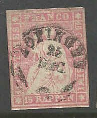 Switzerland - #28 - Used - SCV-70.00