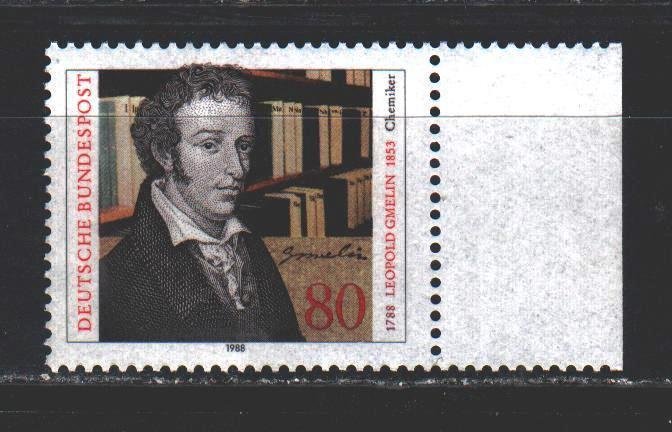 Germany. 1988. 1377. Gmelin, chemist. MNH.