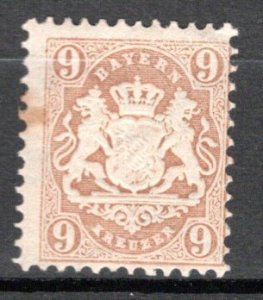 German States Bavaria Scott # 27, mint nh