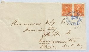 O) 1910 COSTA RICA, AMBULANTE,  UPU, MAURO FERNANDEZ,  CIRCULATED COVER TO OHIO