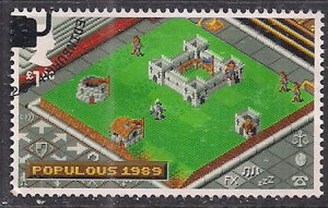 GB 2020 QE2 £1.60 Video Games Populous 1989  Ex Fdc SG 4319 ( M414 )