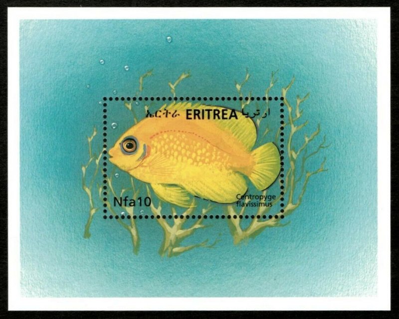 Eritrea MNH S/S 336 Lemon Angelfish 2000