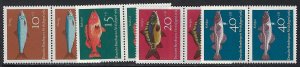 Germany B396 MNH FISHES PAIRS Z4351-5