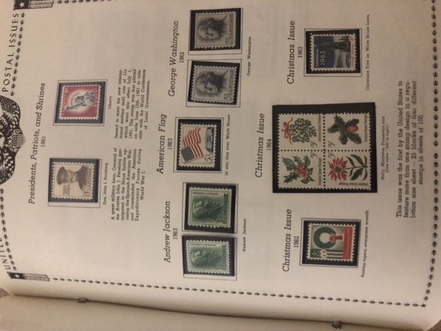 The All American Stamp Album Mint Stamps Very Nice Starts At 1933 Almost Full