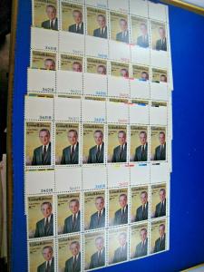 U.S. SCOTT # 1503  -  PLATE BLOCKS of 12 -  LOT of 5     MNH