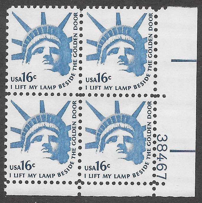 1599 MNH Plate Block