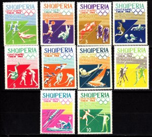 Albania 754-63 mnh set