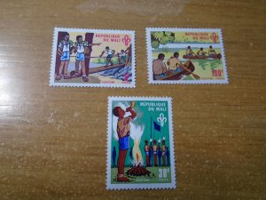 Mali  #  145-47  MNH    Scouting