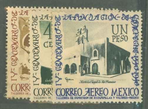 Mexico C111-C113 Mint VF H
