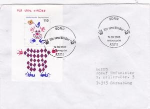 Germany 2000 For Us Children Minisheet FDC VGC