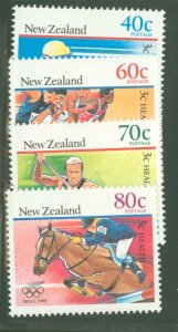 New Zealand #B130-B133  Single (Complete Set)