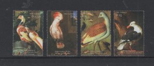 Gambia #2304-07  (2000 Bird Paintings set) VFMNH CV $4.75