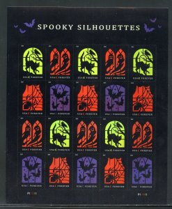 UNITED STATES SCOTT #5423 SPOOKY SILHOUETTES COMPLETE SHEET  MINT NH