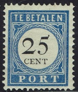 NETHERLANDS 1895 POSTAGE DUE 25C
