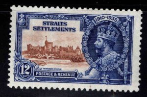 Straits Settlements Scott 215 MH* Silver Jubilee 1935 stamp