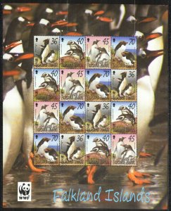 Falkland Islands Stamp 820a  - Penguins
