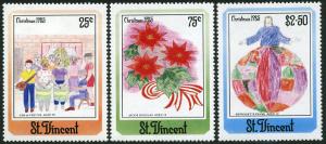 St. Vincent MNH 903-5 Christmas 1985 SCV 2.50