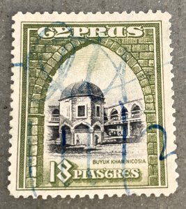 Cyprus 134 Hand Cancelled 1934 Stamp, Used