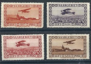 Saar C1-4 Mi 136-27, 158-59 MNG (x-C3 MNH) F/VF 1928-32 SCV $62.00