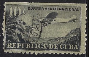 Cuba C13 VFU AIRPLANE Z4132-6