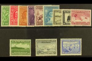 Newfoundland 1932 Pictorial set complete, SG 209/20, vf mint (12)