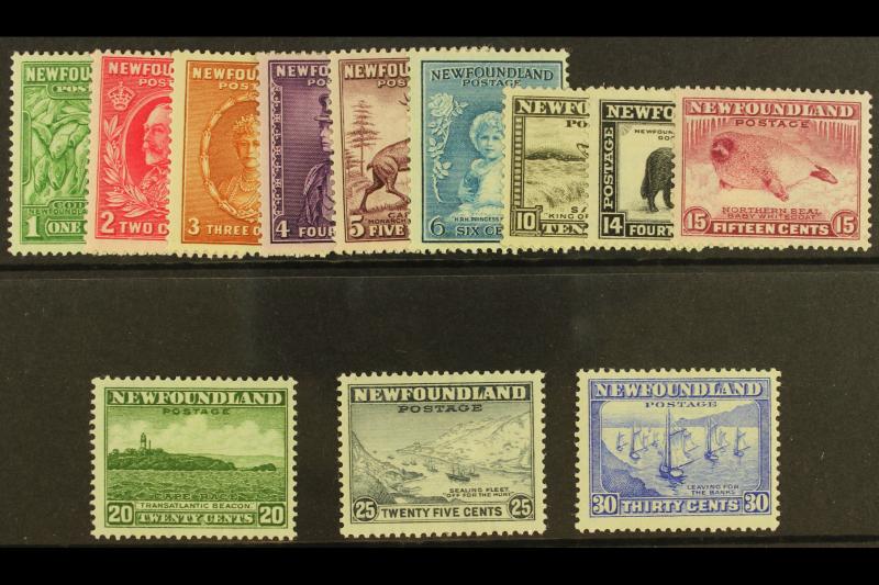 Newfoundland 1932 Pictorial set complete, SG 209/20, vf mint (12)