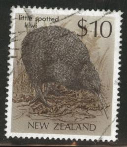 New Zealand Scott 930 used 1988 Kiwi Bird stamp CV$6